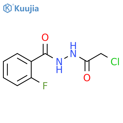 N'-(2-Chloroacetyl)-2-fluorobenzohydrazide structure