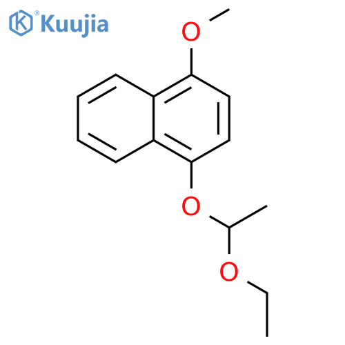 Naphthalene, 1-(1-ethoxyethoxy)-4-methoxy- structure