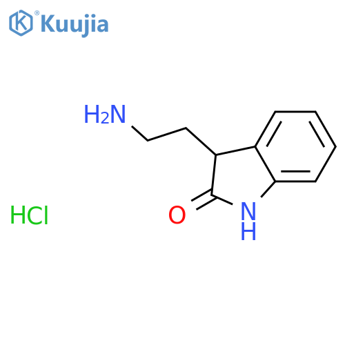 3-(2-Aminoethyl)indolin-2-one Hydrochloride structure