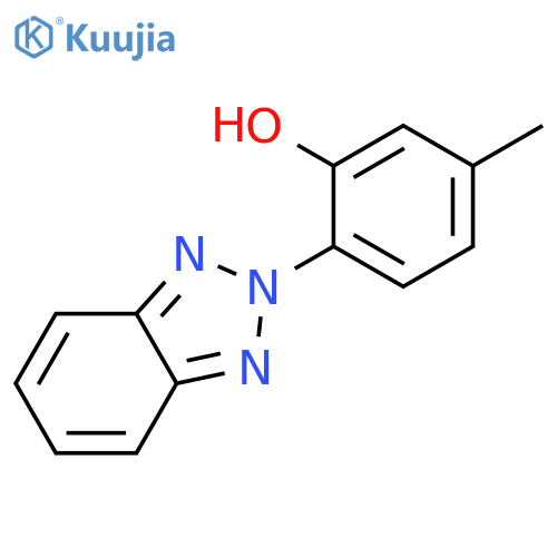 PHENOL, 2-(2H-BENZOTRIAZOL-2-YL)-5-METHYL- structure