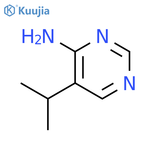 pyrimidine, 4-amino-5-isopropyl- (7ci,8ci) structure