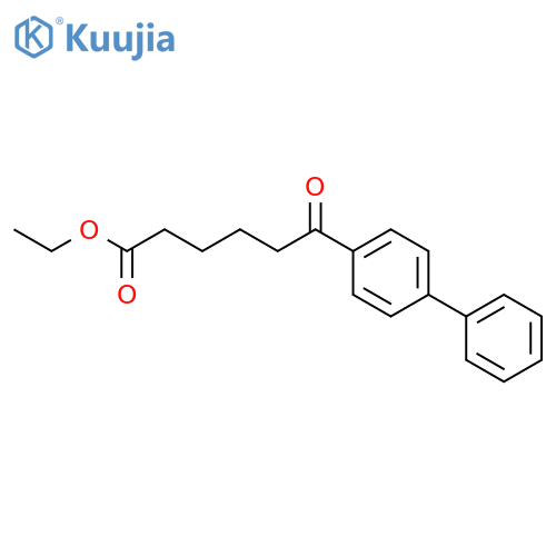 Ethyl 6-(4-biphenyl)-6-oxohexanoate structure
