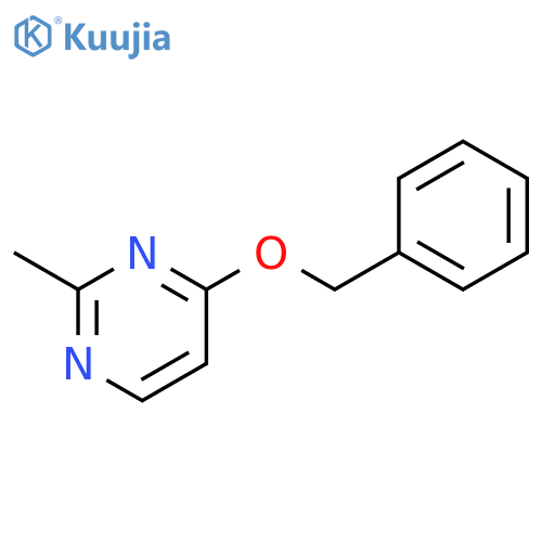 4-(benzyloxy)-2-methylpyrimidine structure