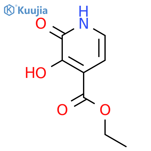 Ethyl 3-hydroxy-2-oxo-1h-pyridine-4-carboxylate structure