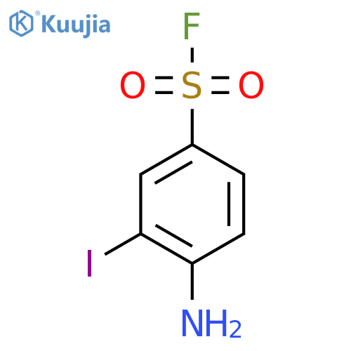4-Amino-3-iodobenzene-1-sulfonyl fluoride structure