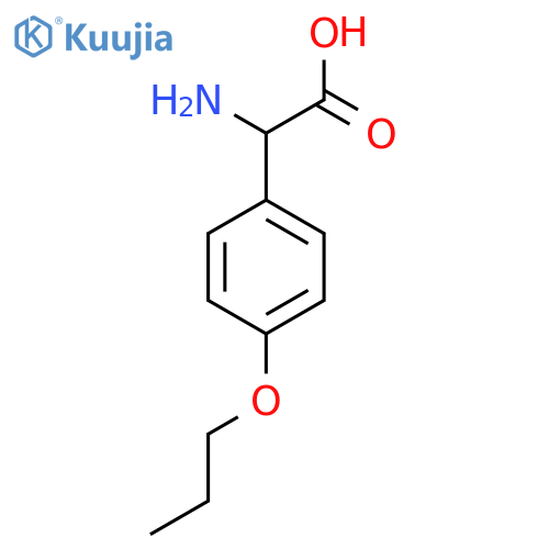 AMINO(4-PROPOXYPHENYL)ACETIC ACID structure
