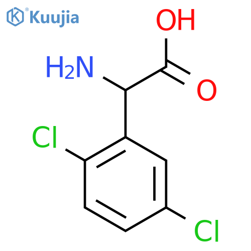 2-amino-2-(2,5-dichlorophenyl)acetic acid structure