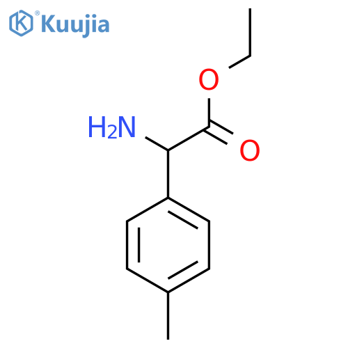ethyl 2-amino-2-(4-methylphenyl)acetate structure