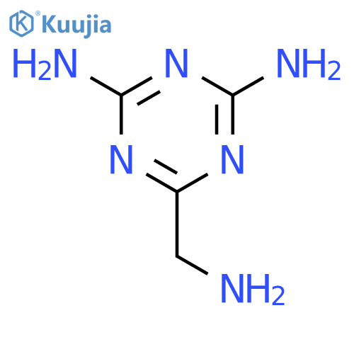 1,3,5-Triazine-2,4-diamine, 6-(aminomethyl)- structure