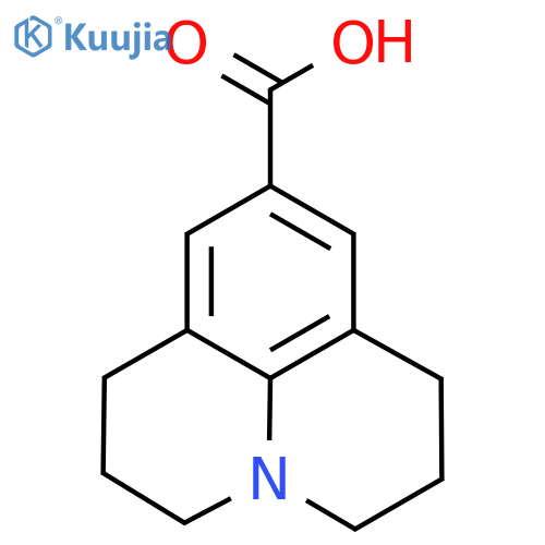 1,2,3,5,6,7-Hexahydropyrido[3,2,1-ij]quinoline-9-carboxylic acid structure