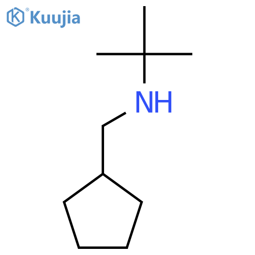 tert-butyl(cyclopentylmethyl)amine structure