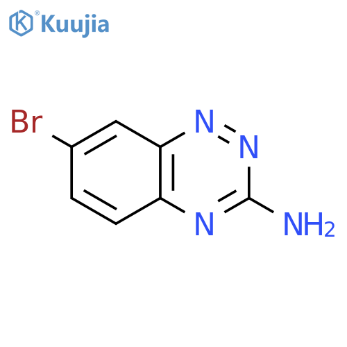 7-bromo-1,2,4-benzotriazin-3-amine structure