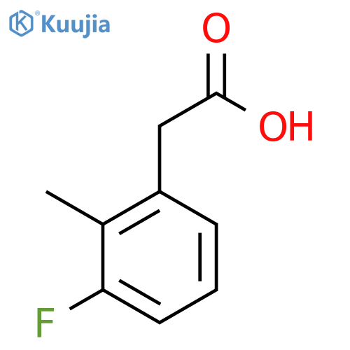 2-(3-Fluoro-2-methylphenyl)acetic acid structure