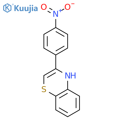 4H-1,4-Benzothiazine, 3-(4-nitrophenyl)- structure