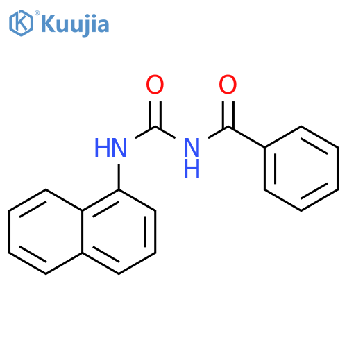 Benzamide, N-[(1-naphthalenylamino)carbonyl]- structure