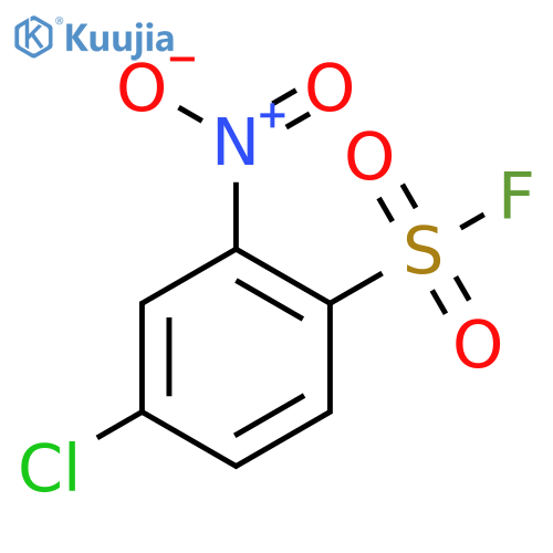 4-Chloro-2-nitrobenzene-1-sulfonyl fluoride structure