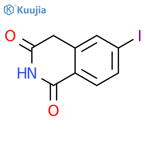 1,3(2H,4H)-Isoquinolinedione, 6-iodo- structure