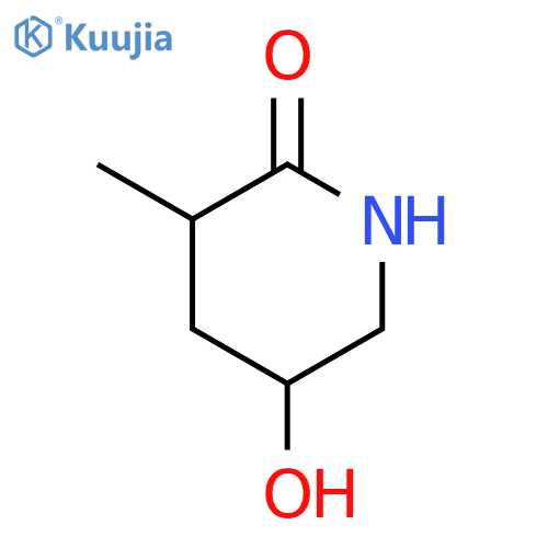 5-hydroxy-3-methyl-2-Piperidinone structure