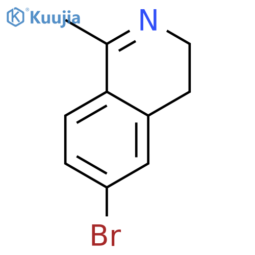 Isoquinoline, 6-bromo-3,4-dihydro-1-methyl- structure