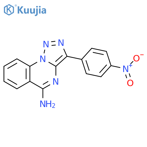 3-(4-Nitrophenyl)-[1,2,3]triazolo[1,5-a]quinazolin-5-amine structure