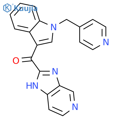 Methanone,1H-imidazo[4,5-c]pyridin-2-yl[1-(4-pyridinylmethyl)-1H-indol-3-yl]- structure