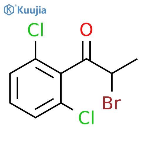 1-Propanone, 2-bromo-1-(2,6-dichlorophenyl)- structure