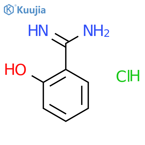 2-hydroxybenzene-1-carboximidamide hydrochloride structure