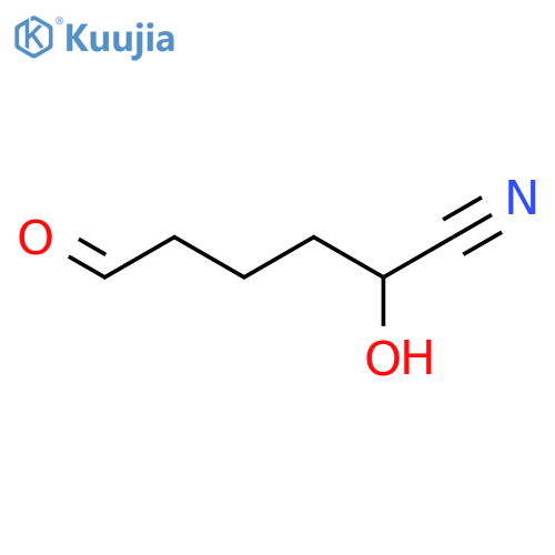 Hexanenitrile, 2-hydroxy-6-oxo- structure