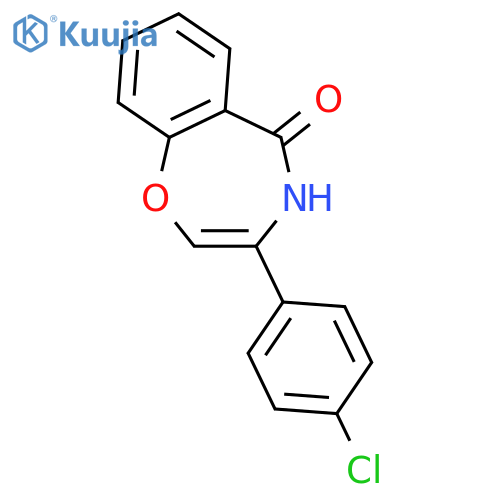 1,4-Benzoxazepin-5(4H)-one, 3-(4-chlorophenyl)- structure