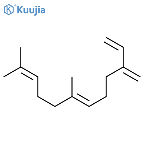 (6E)-7,11-dimethyl-3-methylidene-dodeca-1,6,10-triene structure