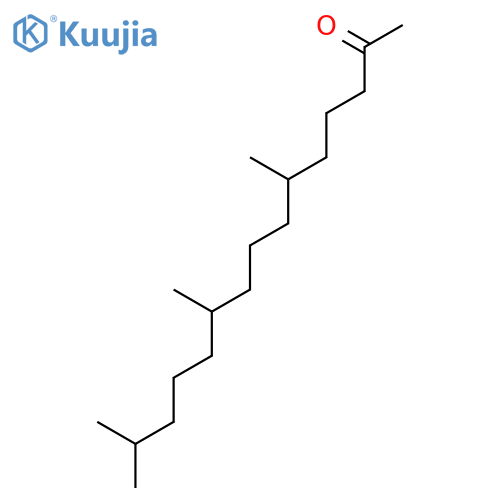 Hexahydrofarnesyl acetone structure