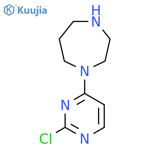 1-(2-Chloropyrimidin-4-yl)-1,4-diazepane structure