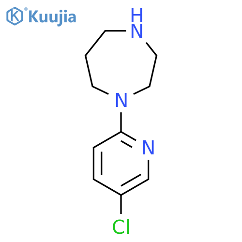 1-(5-Chloropyridin-2-yl)-1,4-diazepane structure