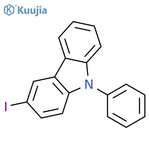 3-Iodo-N-phenylcarbazole structure