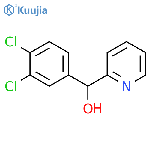 (3,4-dichlorophenyl)-pyridin-2-ylmethanol structure
