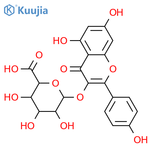 Kaempferol 3-glycosides; Monoglycosides, 3-O-β-D-Galacturonopyranoside structure