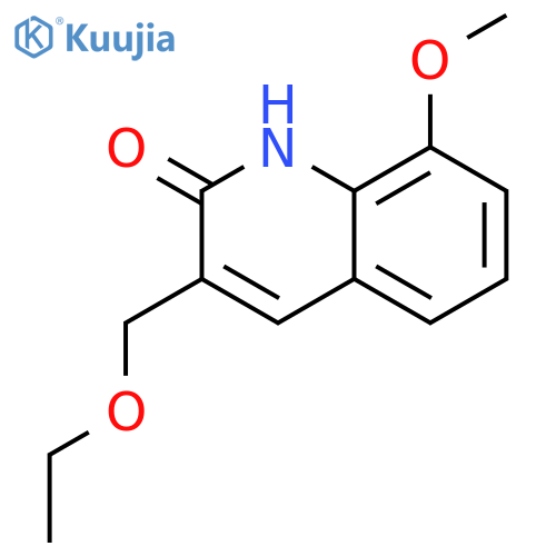 2(1H)-Quinolinone, 3-(ethoxymethyl)-8-methoxy- structure