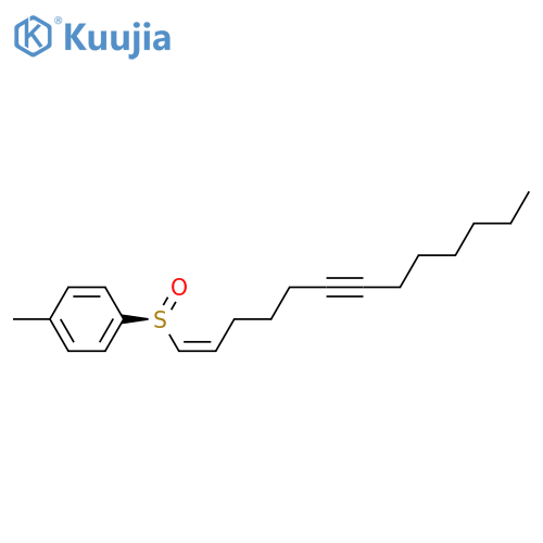 BENZENE, 1-METHYL-4-[(S)-(1Z)-1-TRIDECEN-6-YNYLSULFINYL]- structure