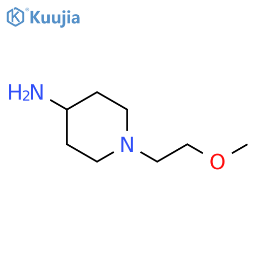 1-(2-Methoxyethyl)piperidin-4-amine structure