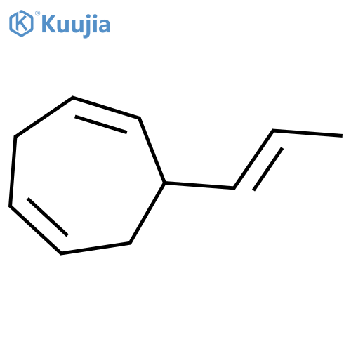 (±)-E-6-(1-Propenyl)-1,4-cycloheptadiene structure