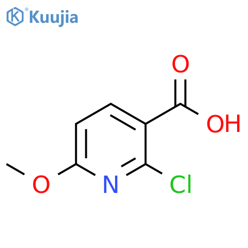 2-Chloro-6-methoxynicotinic acid structure