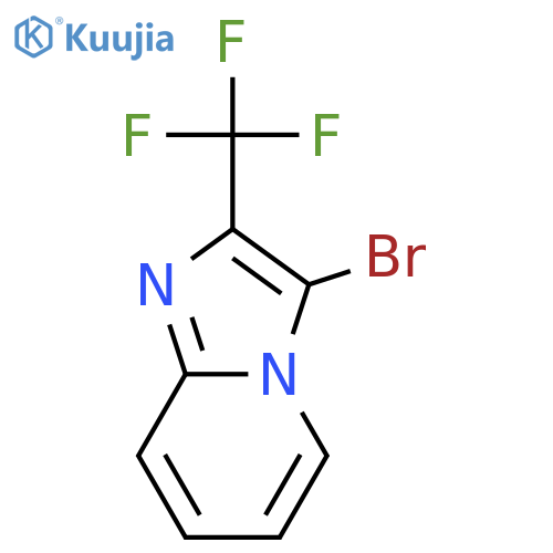 3-Bromo-2-(trifluoromethyl)imidazo1,2-apyridine structure