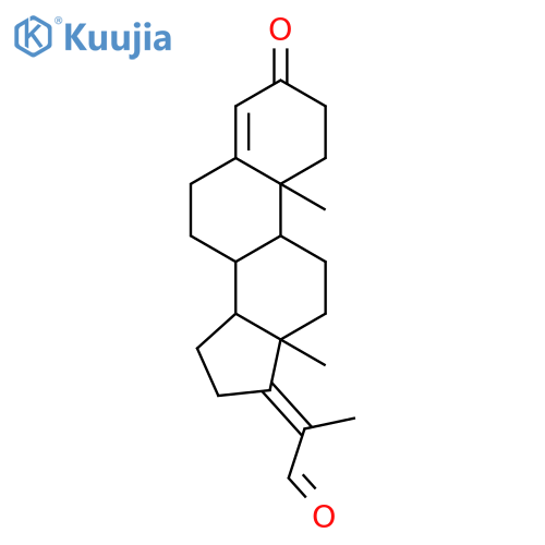 (2e)-2-[(8r,9s,10r,13s,14s)-10,13-dimethyl-3-oxo-2,6,7,8,9,11,12,14,15,16-decahydro-1h-cyclopenta[a]phenanthren-17-ylidene]propanal structure