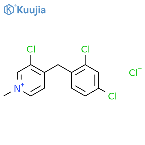 Benzenamine,3-chloro-4-[(2,4-dichlorophenyl)methyl]-, hydrochloride (1:1) structure