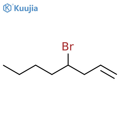 4-bromooct-1-ene structure