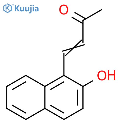4-(2-hydroxynaphthalen-1-yl)but-3-en-2-one structure