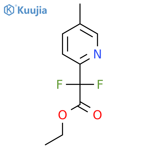 Ethyl Difluoro(5-methylpyridin-2-yl)acetate structure