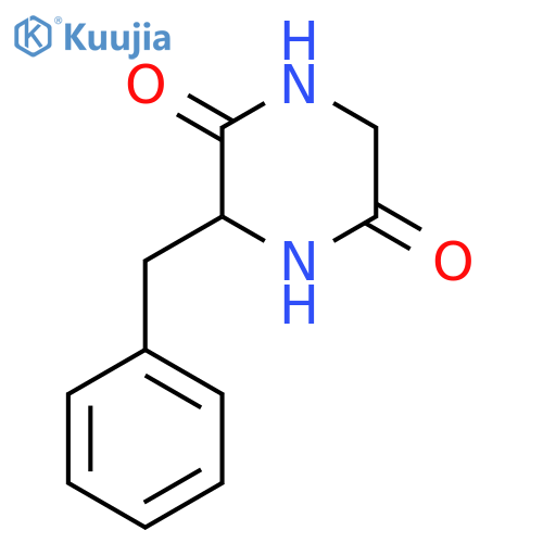 3-Benzylpiperazine-2,5-dione structure