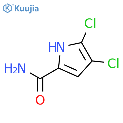4,5-Dichloro-1H-pyrrole-2-carboxamide structure