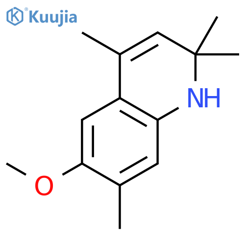 Quinoline, 1,2-dihydro-6-methoxy-2,2,4,7-tetramethyl- structure